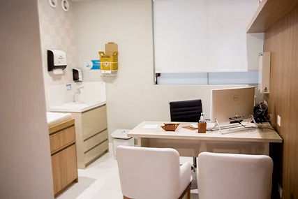 Sala de atendimento da Unidade EV Citi